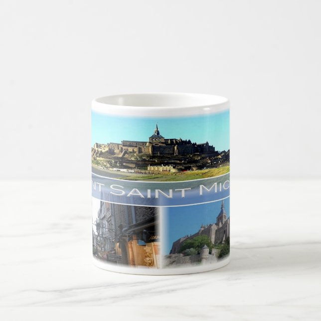 Taza De Café Francia - Normandía - Mont Saint Michel - (Centro)