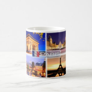 Taza De Café Francia - París De Noche