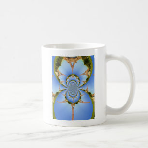 Taza De Café Francia Paris Torre Eiffel Kaleidoscope Azul Logra