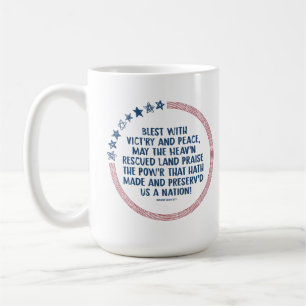 Taza De Café Francis Scott Key - Elogiando a Dios por la libert