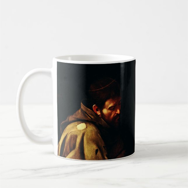 Taza De Café Francisco de Asís por Caravaggio (Izquierda)