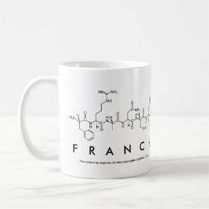 Taza De Café Franck peptide name mug