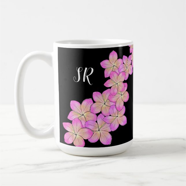 Taza De Café Frangipani personalizado (Izquierda)