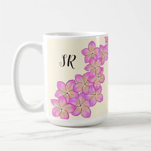 Taza De Café Frangipani personalizado (Izquierda)