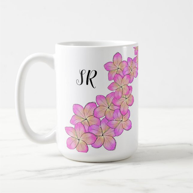 Taza De Café Frangipani personalizado (Izquierda)