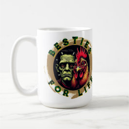 Taza De Café "Frank & Earl Besties" Chessy Chicken Selfies