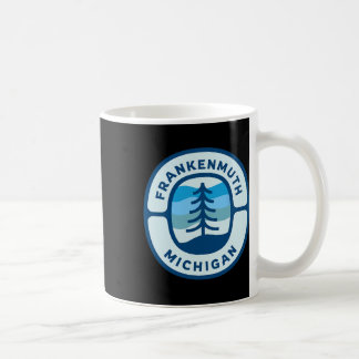 Taza De Café Frankenmuth Michigan Mi Retro Winter Forest Souven
