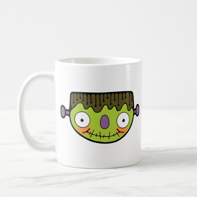 Taza De Café Frankenstein lindo (Izquierda)