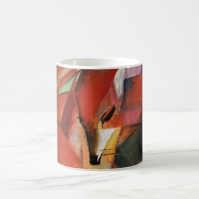 Taza De Café Franz Marc Famoso Pintando A Los Zorros (Centro)