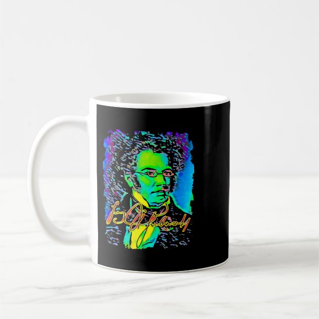 Taza De Café Franz Schubert Music Artists (Izquierda)