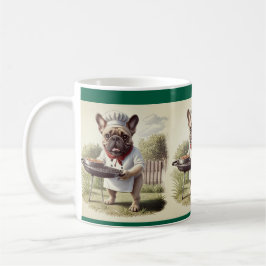 Taza De Café Französische Bulldogge Pizza Vatertag Bulldog