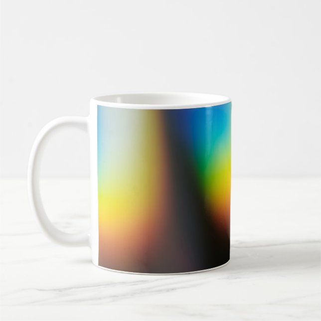 Taza De Café Frasco de plástico azul y amarillo (Izquierda)