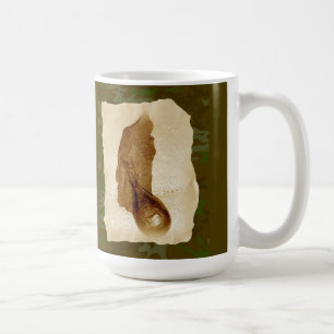 Taza De Café Frasco en polvo de cuero antiguo