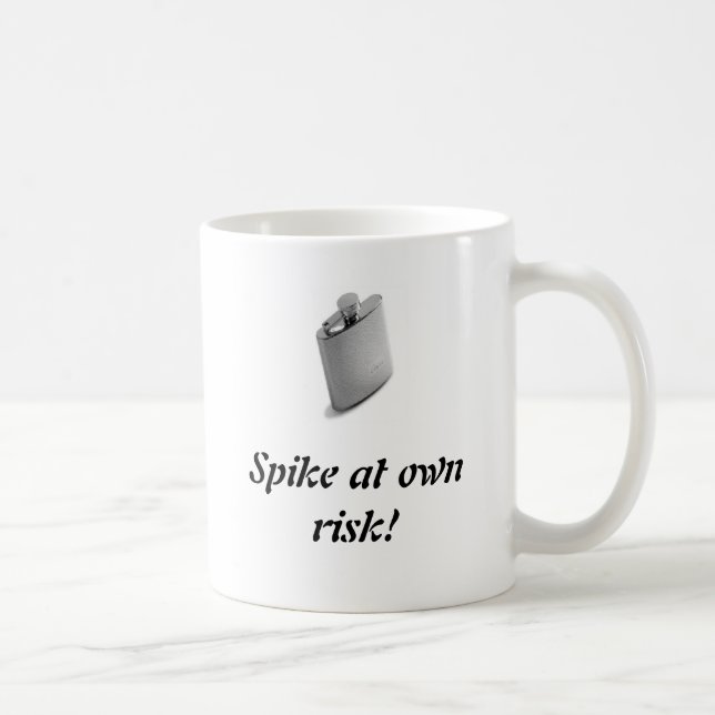 Taza De Café ¡frasco, punto en propio riesgo! (Derecha)