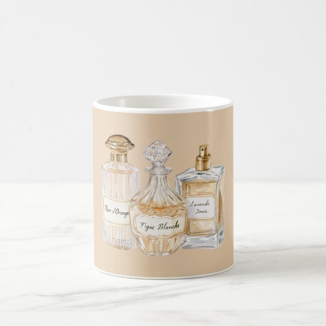 Taza De Café Frascos de perfume franceses (Centro)