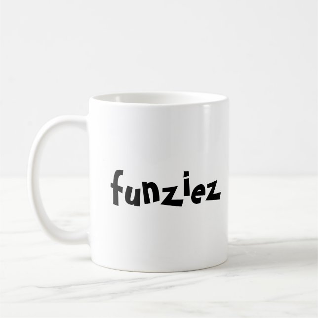 Taza De Café Frase "Funziez" (Izquierda)