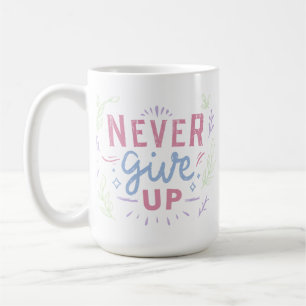 Taza De Café Frase positiva Inspiradora minimalista colorida
