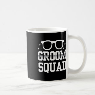 Taza De Café Frases del equipo del novio Fiesta de soltero Boda