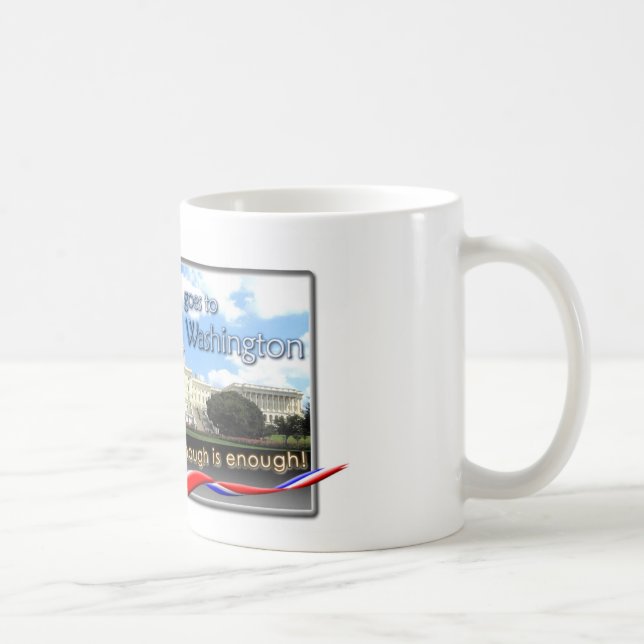 Taza De Café Fraulien enrrollado va a Washington (Derecha)