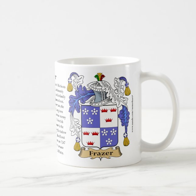 Taza De Café Frazer, el origen, el significado y el escudo (Derecha)