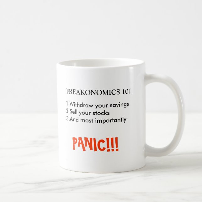 Taza De Café Freakonomics 101 (Derecha)