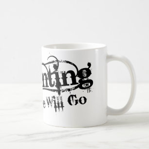 Taza De Café Frecuentando iremos logotipo negro del LLC