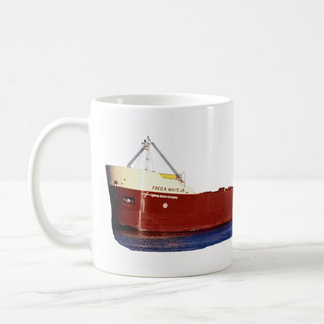 Taza De Café Fred R. White Jr. mug (Izquierda)