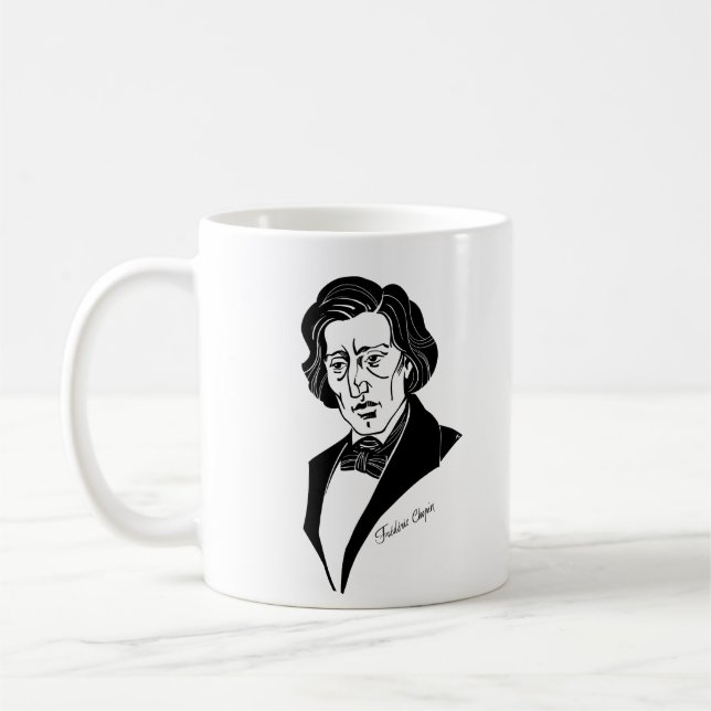 Taza De Café Frederic Chopin (Izquierda)
