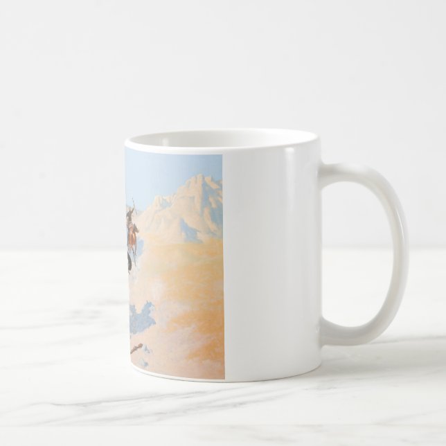 Taza De Café Frederic Remington - The Advance-Guard o The Mil (Derecha)