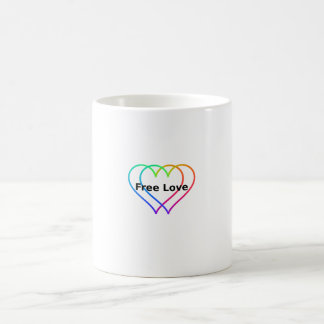 Taza De Café Free Love Classic Mug, 11 oz