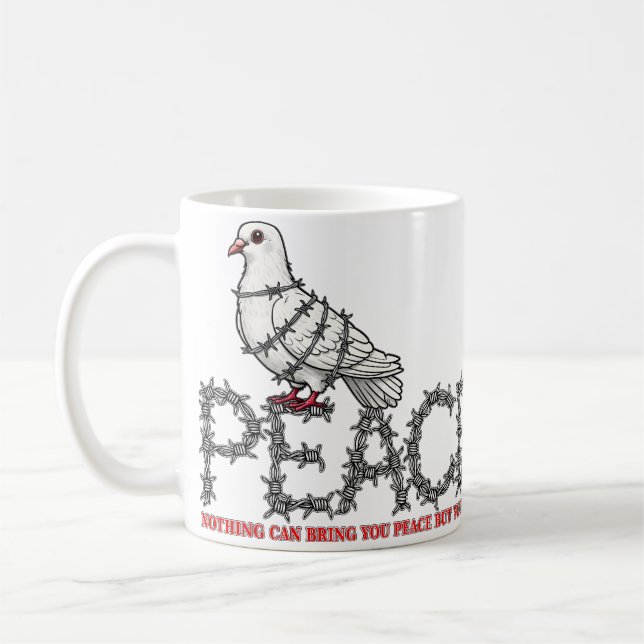 Taza De Café Freedom and peace (Izquierda)