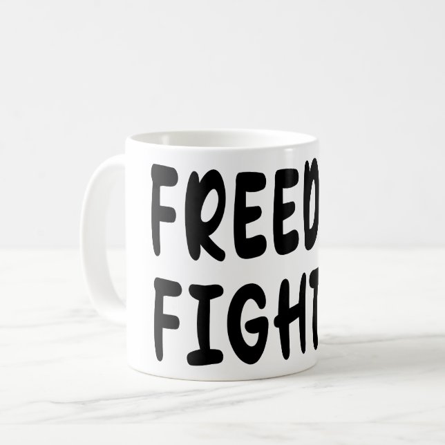 Taza De Café Freedom Fighter (Anverso izquierdo)
