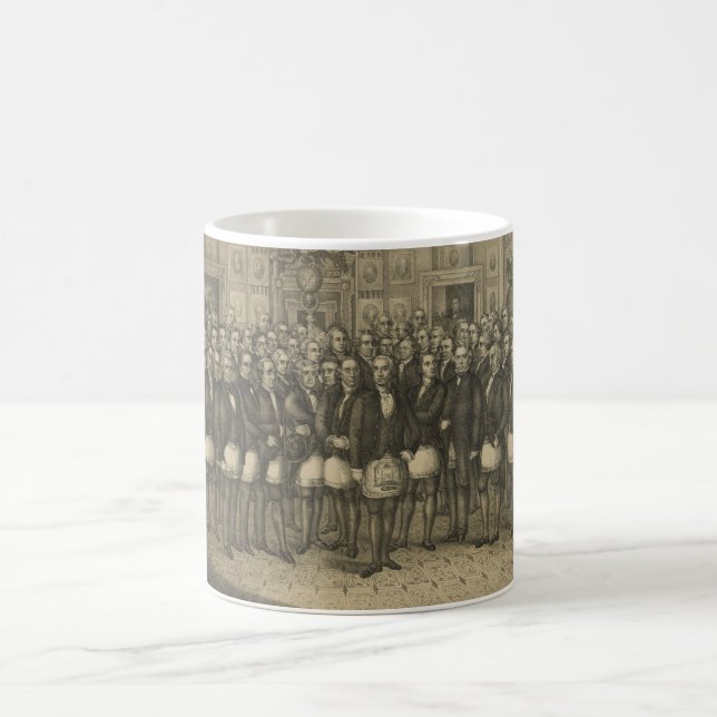 Taza De Café Freemasonry conmemorativo masónico del Freemason (Centro)