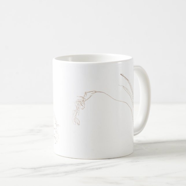 Taza De Café Freesia seca 2 (Anverso derecho)