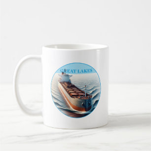 Taza De Café Freighter Ore de los Grandes Lagos