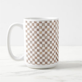 Taza De Café French Imperial-Inspired Checkerboard Mug