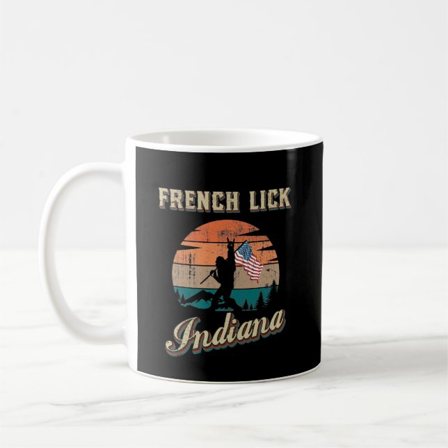 Taza De Café French Lick Indiana (Izquierda)