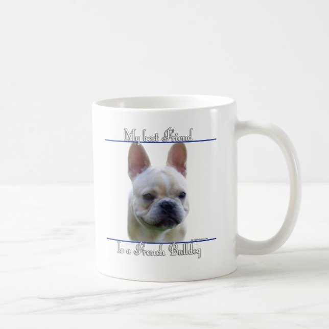 Taza De Café Frenchie Best Friend 2 (Derecha)