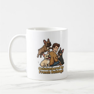 Taza De Café Frenchie Caos Divertido Amante del Perro Bulldog F