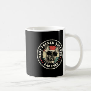 Taza De Café Frenchie Dad Ever Retro Propietario de los amantes