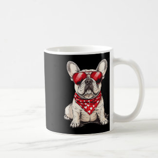 Taza De Café Frenchie Heart Bandana Guay Bulldog francés Lover 