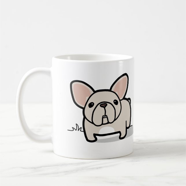 Taza De Café Frenchie poner crema (Izquierda)