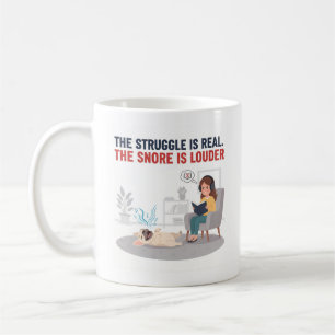 Taza De Café Frenchie Ronca Fuerte Regalo Divertido para Mamá d