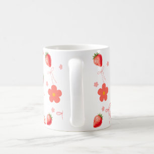 Taza De Café Fresa Adorable