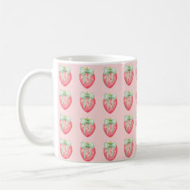 Taza De Café Fresa Coquette Mug Girly Mug Dormitorio Decoración