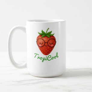 Taza De Café Fresa TropiCool - Vibe de verano dulce y fresco