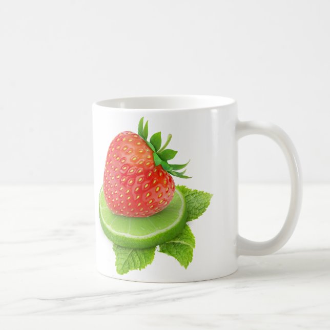 Taza De Café Fresa y lima (Derecha)