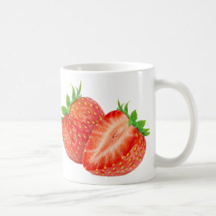 Taza De Café Fresas