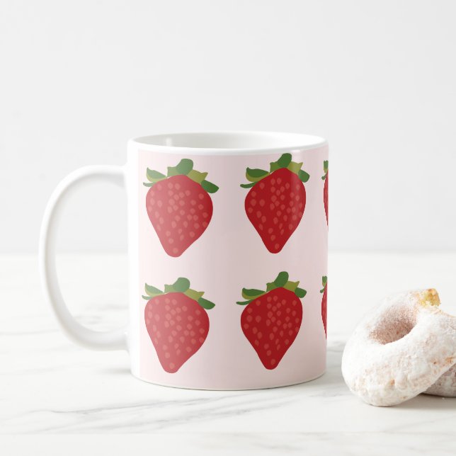 Taza De Café Fresas de fresa Berry Cute Frute Fresas
