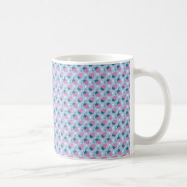 Taza De Café Fresas esbozadas y hojas de barro